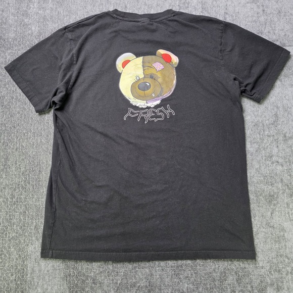 Teddy Fresh Other - Teddy Fresh Colorful Filth Head Shirt Adult XXL 2XL Black Embroidered Logo Bear